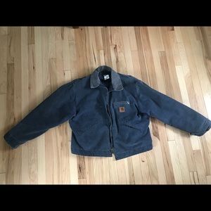Blue Navy Carhartt Detroit J97 PTL Lined Jacket
